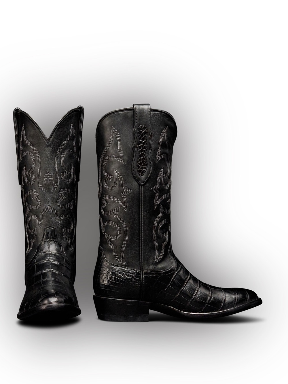 Tecovas x Stallion Limited Edition Premium American Alligator Cowboy Boots 12D